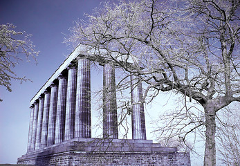 Image showing National monument on Calton hill