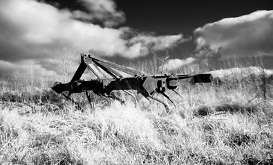 Image showing Infrared plough machine