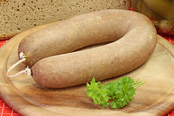 Image showing Homemade liverwurst