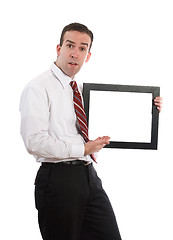 Image showing Man Holding Copyspace