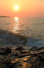 Image showing Sunrise on Gerrish Island