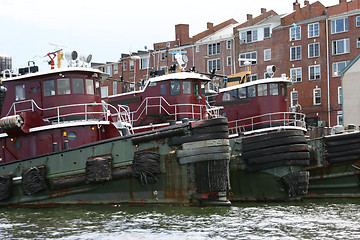 Image showing New England Tugboats