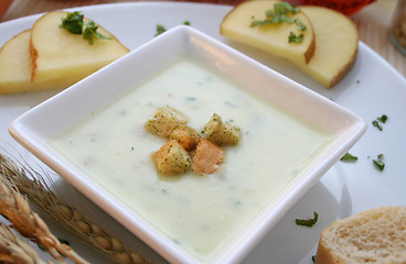 Image showing soup of potatoes