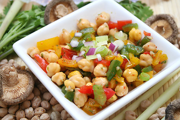 Image showing asian salad