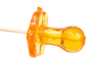Image showing yellow lollipop