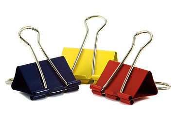 Image showing Three color binders