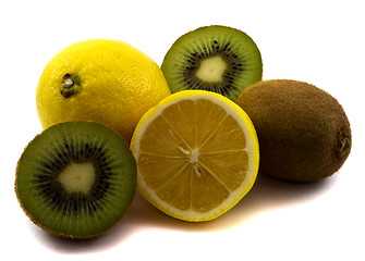 Image showing Kiwi and lemon