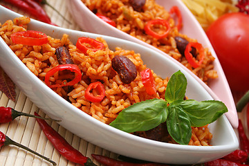 Image showing a meal of rice