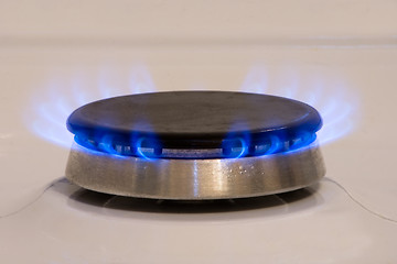 Image showing Natural gas from a ring