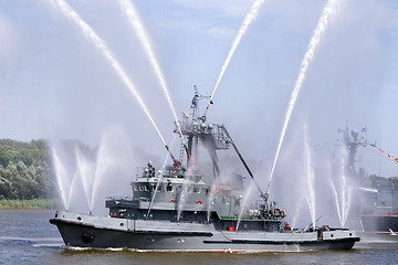 Image showing Fire ship
