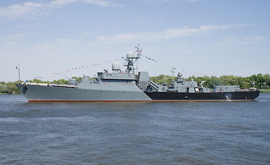 Image showing Russian sentry rocket cruiser