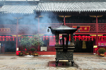 Image showing Chinese buddhist shrine 