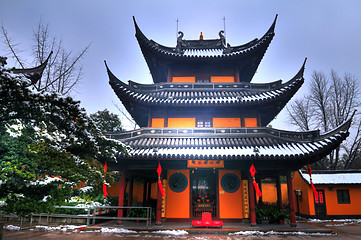 Image showing Chinese buddhist shrine 