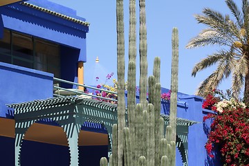 Image showing Majorelle Gardens in Marrakesh