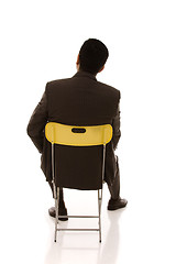 Image showing Businessman back