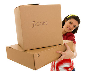 Image showing packages for house moving