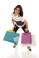 Image showing woman happyness after shopping