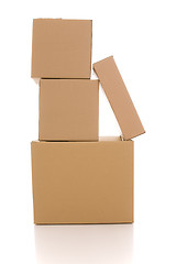 Image showing cardboard box parcels