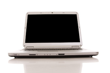 Image showing Silver laptop