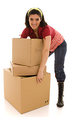 Image showing packages for house moving