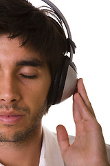 Image showing feeling the music