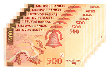 Image showing Lithuanian currency