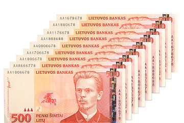 Image showing Lithuanian currency