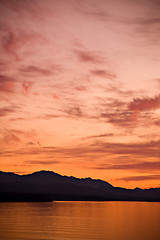 Image showing Strait of Juan de Fuca Sunset