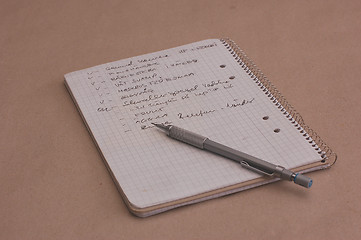 Image showing Notes