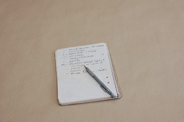 Image showing Notes