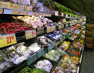 Image showing Green grocery market