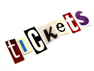 Image showing tickets