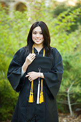 Image showing Graduation girl