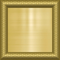 Image showing gold background in frame