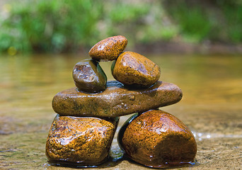 Image showing balancing stones