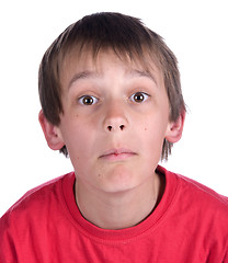 Image showing questioning boy