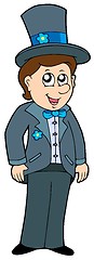 Image showing Cartoon groom