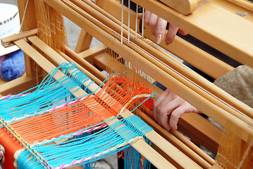 Image showing Vintage weaving