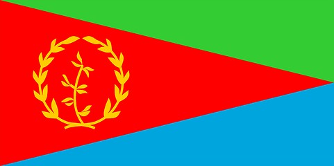 Image showing Flag Of Eritrea