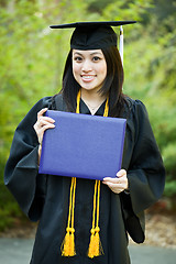 Image showing Graduation girl