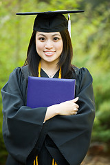 Image showing Graduation girl