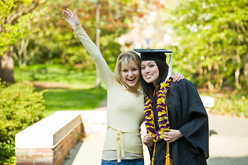 Image showing Graduation girl