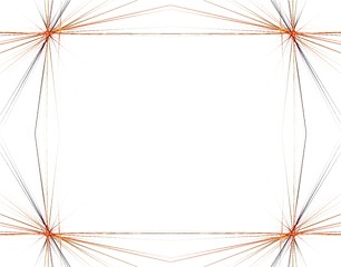 Image showing Fractal 48 Orange Frame