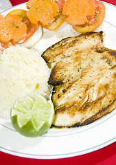 Image showing grilled chicken filet central america