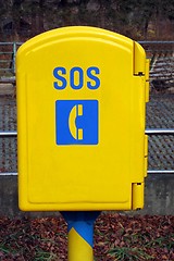 Image showing SOS phone box