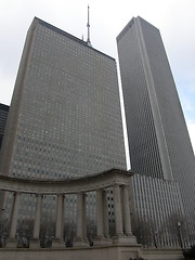 Image showing Wrigley Square and Aon Center