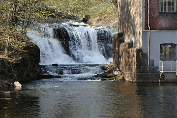 Image showing Waterfall, Akerselva (The Aker River), Oslo