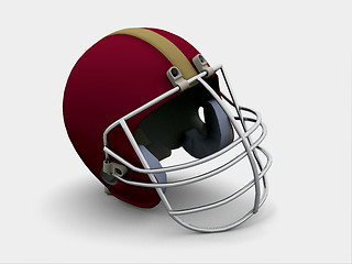 Image showing American Football Helmet