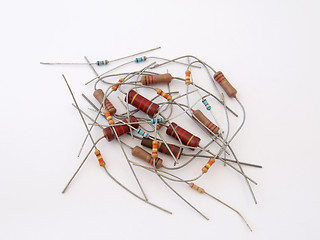 Image showing Assorted resistors