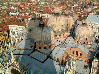 Image showing Roof of Basilica Venice